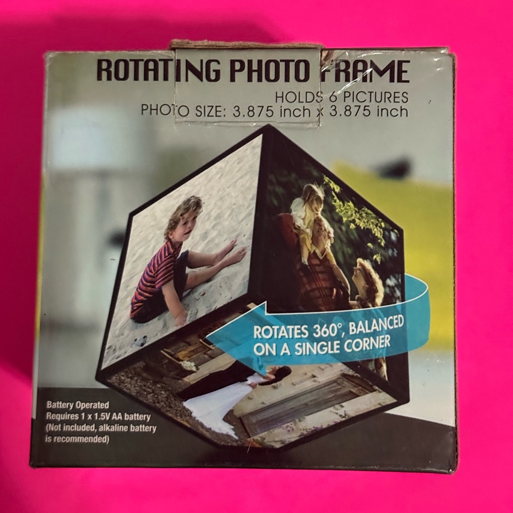 Rotating Photo Frame - Black